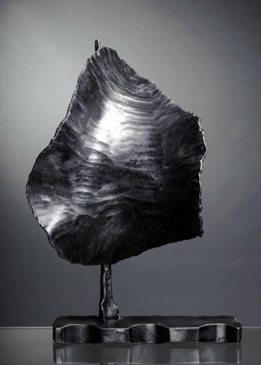 Skulptur "Im Wind" - Schmiedemeltall